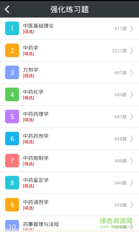 中药学高级职称总题库app v3.4 安卓版1