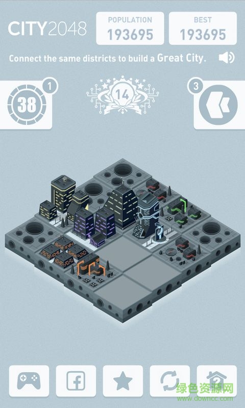 城市2048安卓修改版(city2048) v1.4.3 安卓汉化版0