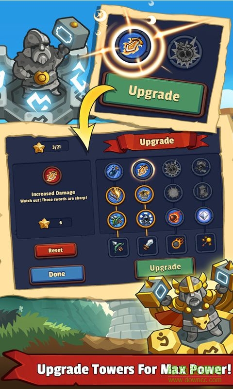 传奇塔防中文内购修改版 v2.1.8 安卓最新版0