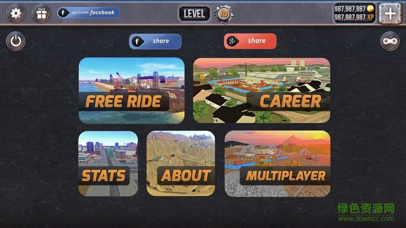 超级货车模拟手游中文修改版 v1.1.0 安卓无限金币版1