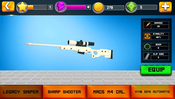 火柴人正义狙击内购修改版 v1.2 安卓无限金币钻石版4