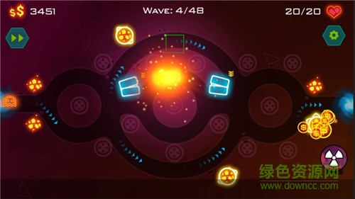 塔防几何战争汉化版 v1.2.3 安卓版1