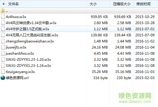 魔兽争霸4v4地图包大全 0