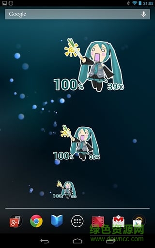 初音未来电量小插件(小初音电池) v1.5.2.2 安卓汉化版2