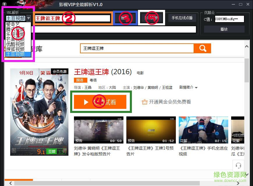 影视VIP全能解析 v1.0 绿色免安装版0
