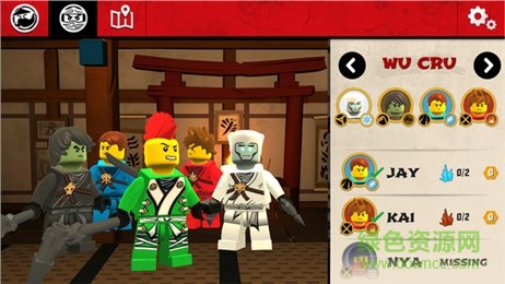 乐高旋风忍者吴大师的使命 v1.2 安卓版1