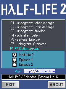 半条命2steam版六项修改器 0