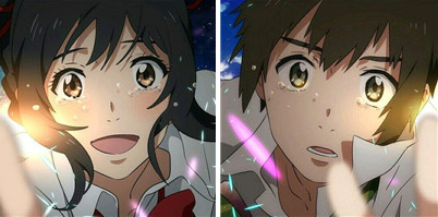 新海诚你的名字动漫情侣头像 高清版0