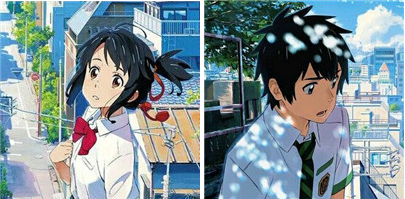 新海诚你的名字动漫情侣头像 高清版1