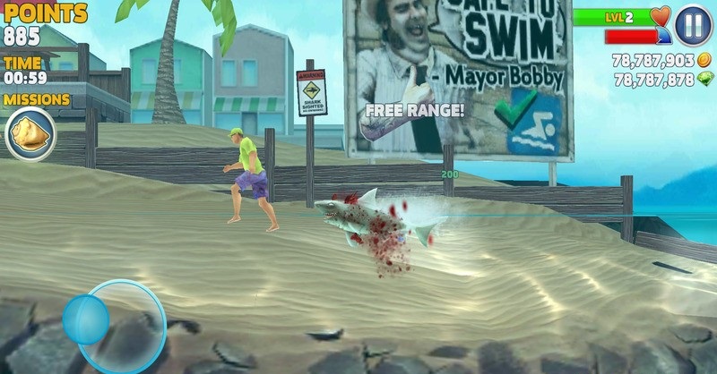 饥饿的鲨鱼进化修改版 v3.8.0 安卓无限钻石版0