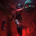 lol阿卡丽绯红皮肤