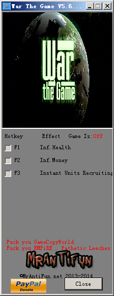 战争游戏修改器+3 0