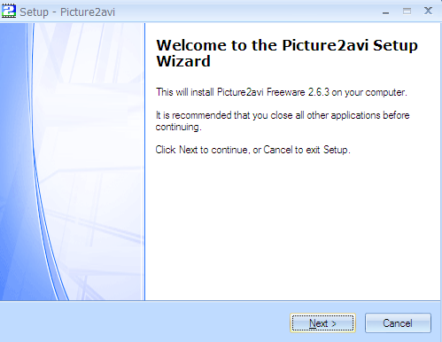 Picture2avi(图片转换为avi格式视频) v2.63 绿色版0