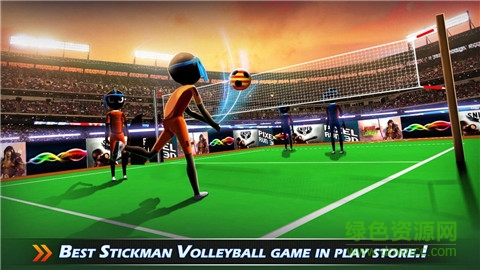 火柴人排球2016无限金币版(Stickman Volleyball) v1.1 安卓版2