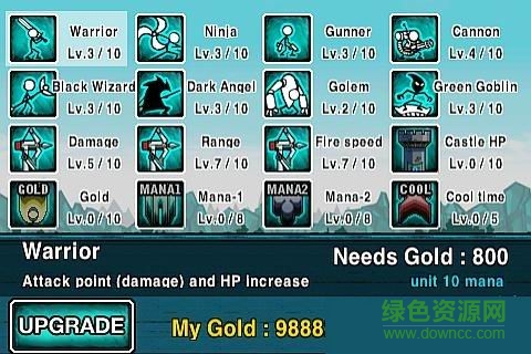 卡通战争无限金币钻石版(Cartoon Wars) v1.1.2 安卓版2