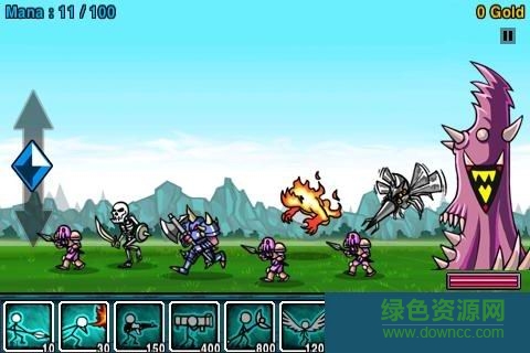 卡通战争无限金币钻石版(Cartoon Wars) v1.1.2 安卓版3
