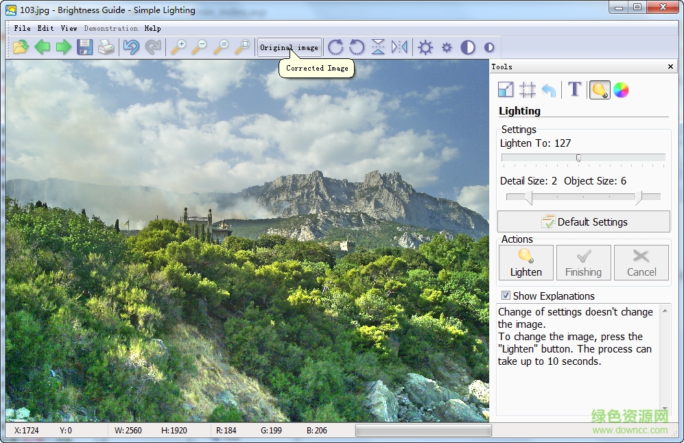 照片亮度增强工具(Brightness Guide) v2.4.2 绿色特别版0