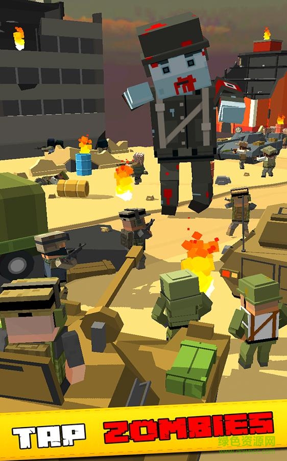 打僵尸英雄战争无限金币钻石版(Tap Zombies) v1.2 安卓版2