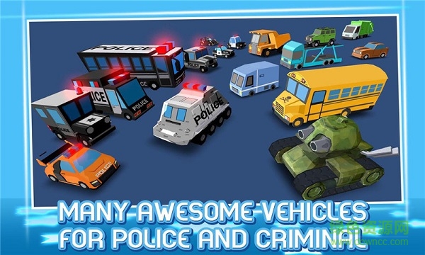 我的世界警察抓小偷无限金币版(Craft Cop Pursuit Blocky Thief) v1.2 安卓版0