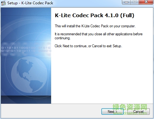 klcodec解码器 v410f 官方版0