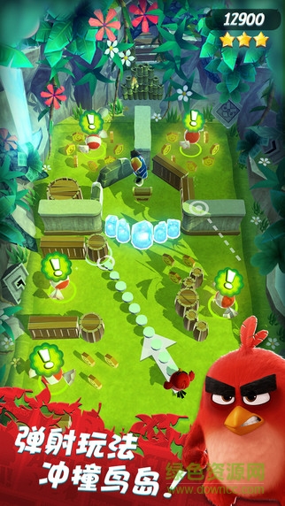 愤怒的小鸟冲冲冲手机游戏 v2.2.0 官网安卓版0