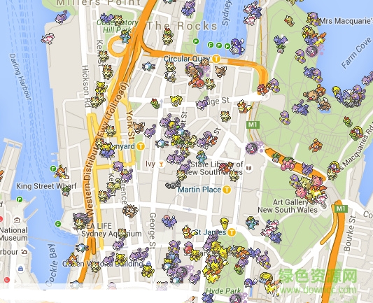 口袋妖怪go中国地图pokemon go v1.0 安卓最新版1