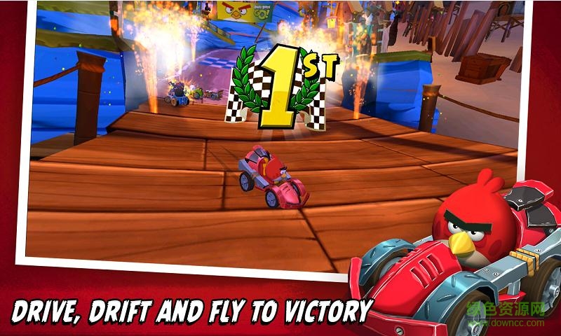 愤怒的小鸟go修改版ios(angry birds go) v2.5.5 iPhone无限金币钻石版0