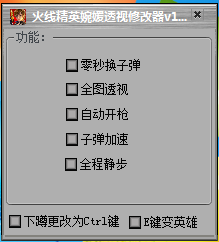 火线精英婉媛透视修改器 V1.5 绿色版0