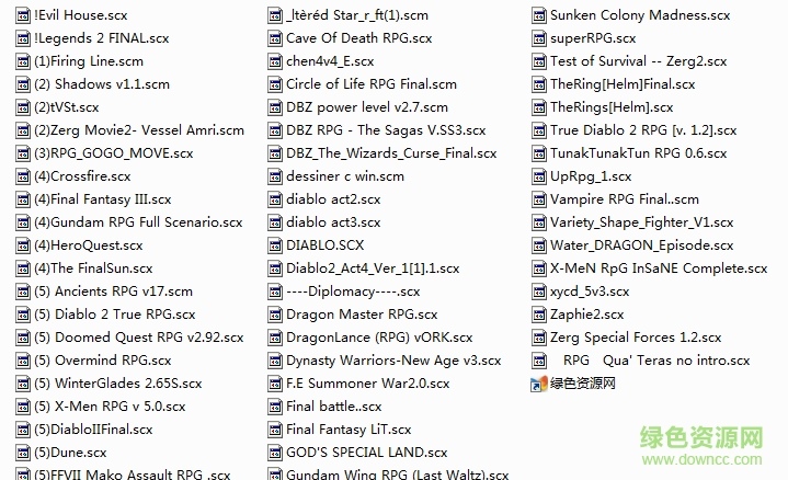 星际争霸rpg地图包 115张0