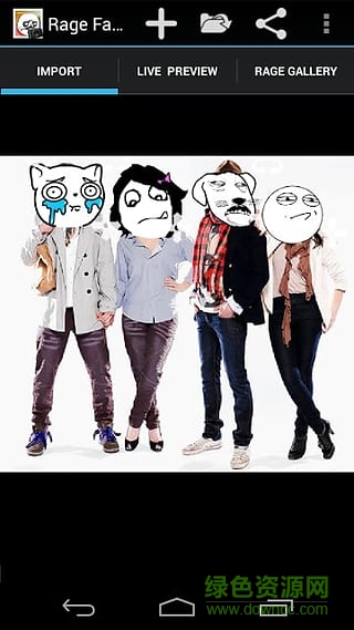暴走漫画相机(Rage Face Photo) v4.1.5 安卓版1