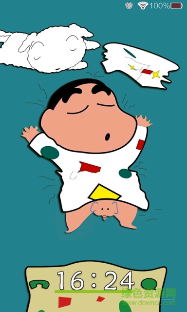 蜡笔小新脱裤子主题锁屏 v3.5 安卓版4