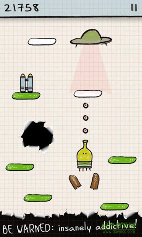 涂鸦跳跃2中文版修改版(doodle jump新版本) v2016.3.9.4 安卓无限金钱版0