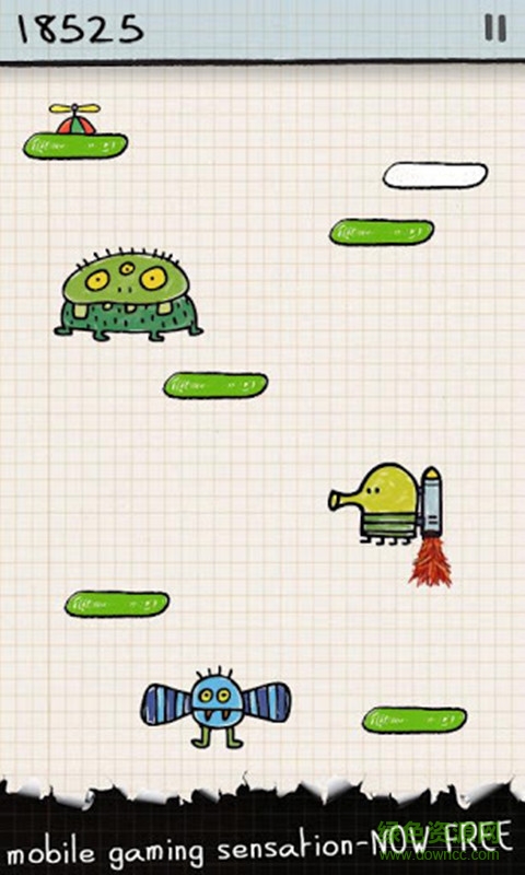 涂鸦跳跃2中文版修改版(doodle jump新版本) v2016.3.9.4 安卓无限金钱版1