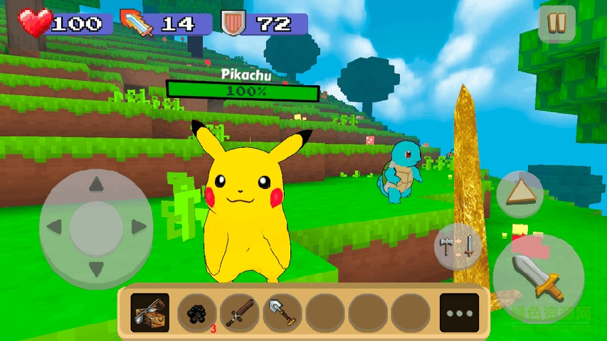 Pocket Craft PokeBlock手机版 v1.0 安卓版4