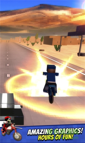 越野方块摩托车手机修改版(Dirtbike Survival Block Motos) v2.6.0 安卓版4