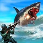 捕获鲨鱼内购修改版(shark hunting)