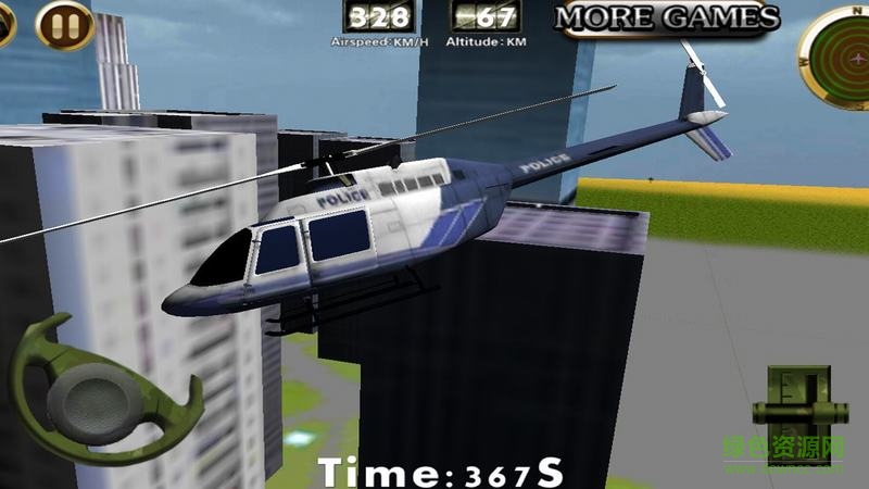 警用直升机3D飞行(police helicopter) v1.2 安卓无限金币版0