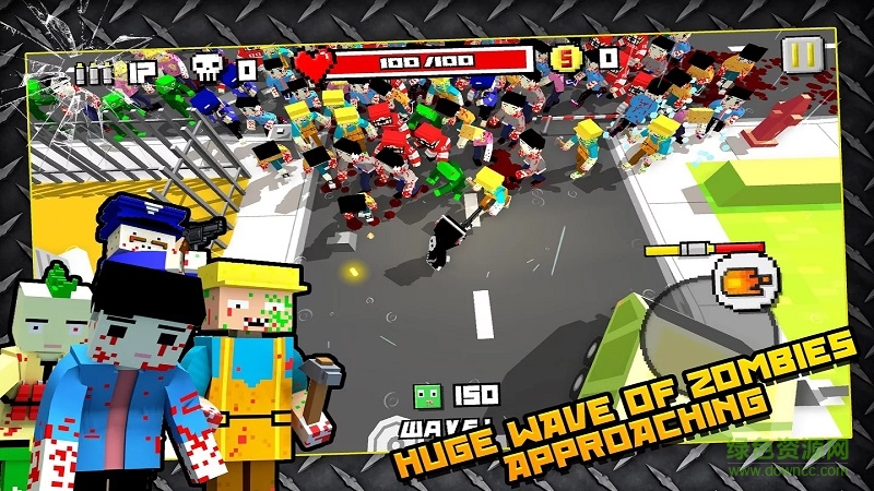 僵尸突击血与混沌修改版(zombie breakout) v2.0.2 安卓无限金币版0