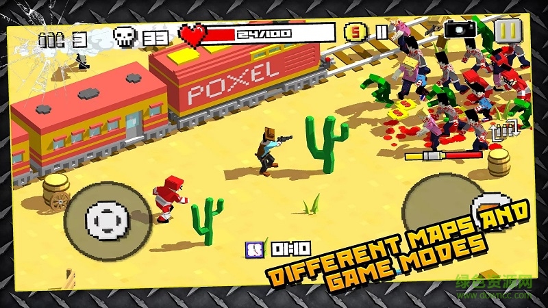 僵尸突击血与混沌修改版(zombie breakout) v2.0.2 安卓无限金币版2