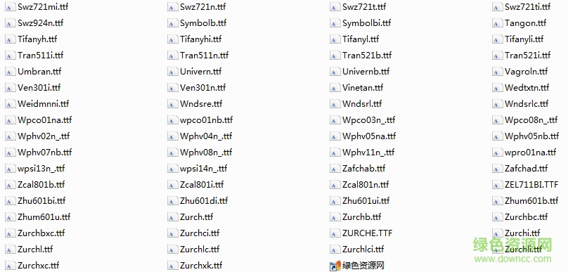 coreldraw字体包 800款0