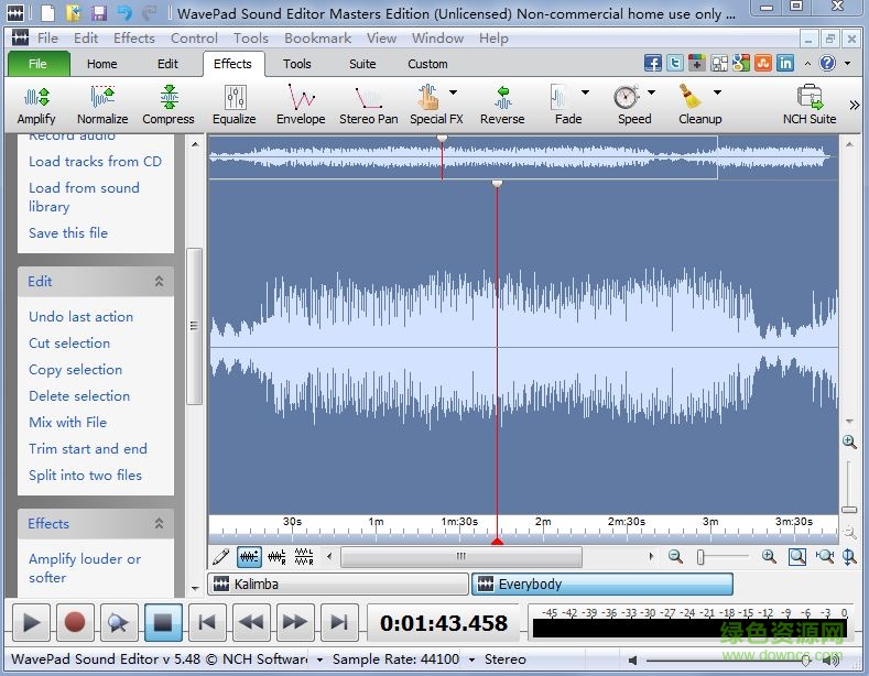 wavepad sound editor汉化版 v16.60 中文版0