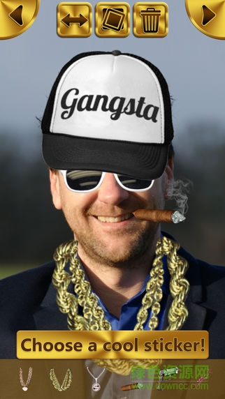 hiphop拍照软件手机版(Thug life photo sticker maker) v4.0.5 安卓版2