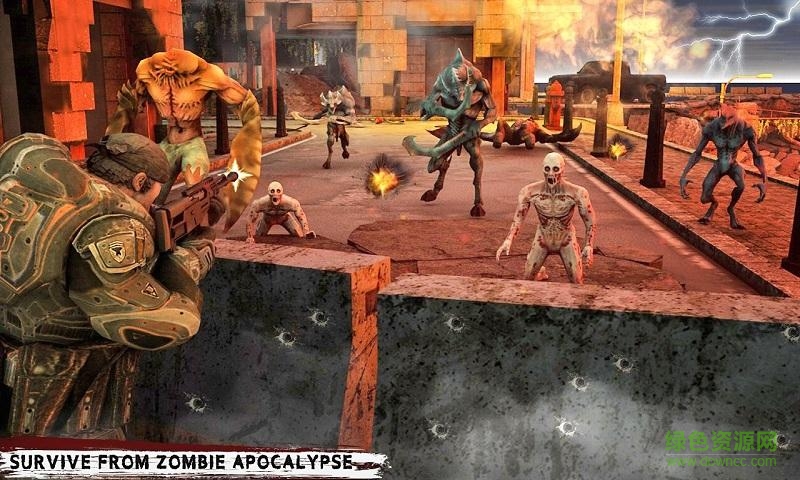 僵尸射击:城市生存中文版 v1 安卓汉化版0