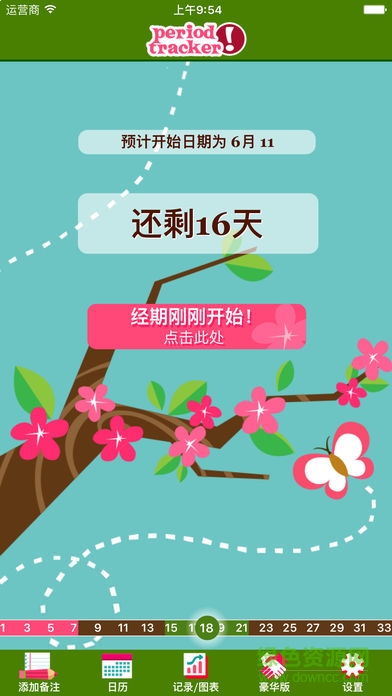 经期跟踪器period tracker豪华版(P Tracker) v2.6.1 安卓免费版0