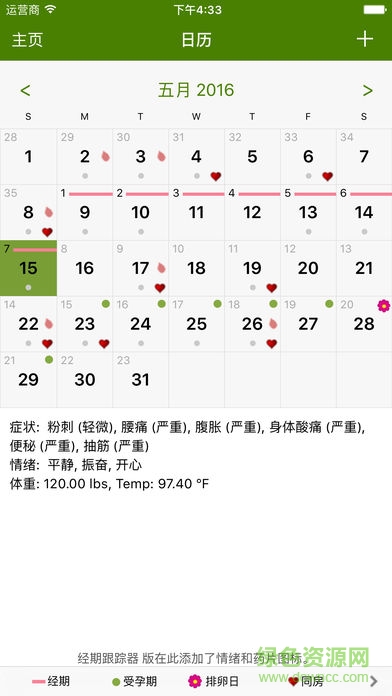 经期跟踪器period tracker豪华版(P Tracker) v2.6.1 安卓免费版1