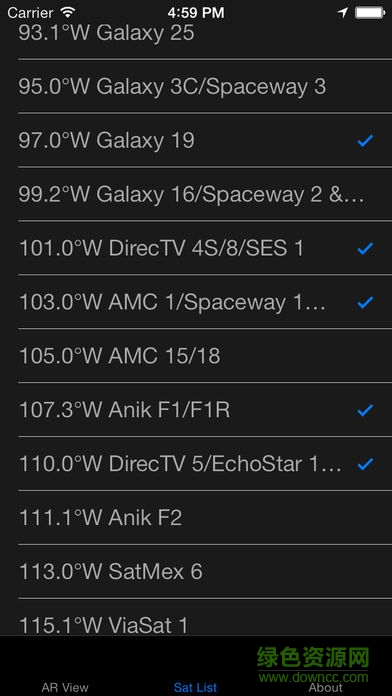 satfinder.lite汉化版app v2.0.4 安卓精简版1