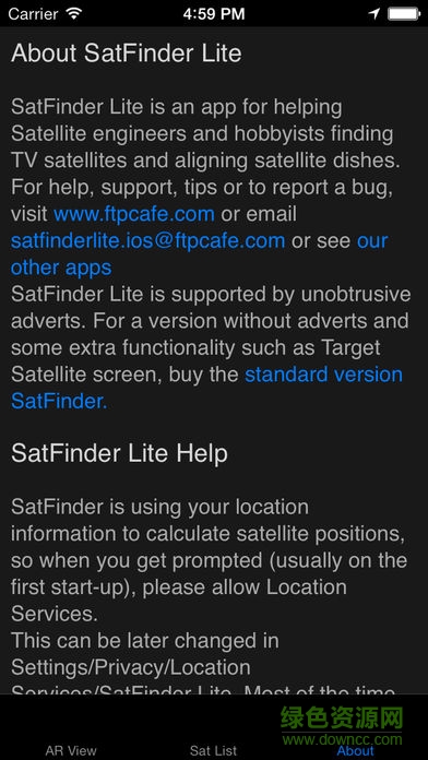 satfinder.lite汉化版app v2.0.4 安卓精简版2