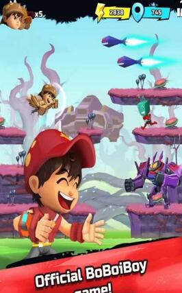boboibou跑酷无限金币版(BoBoiBoy Run) v1.0.0 安卓中文版0