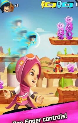 boboibou跑酷无限金币版(BoBoiBoy Run) v1.0.0 安卓中文版1