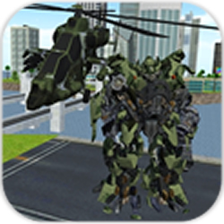 直升机变形机器人游戏